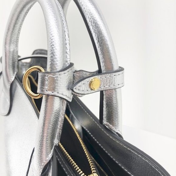 NWT BURBERRY LEATHER HOUSE CHECK BANNER DERBY MEDIUM TOTE BAG - Picture 11 of 13